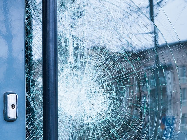 Anti-theft glass