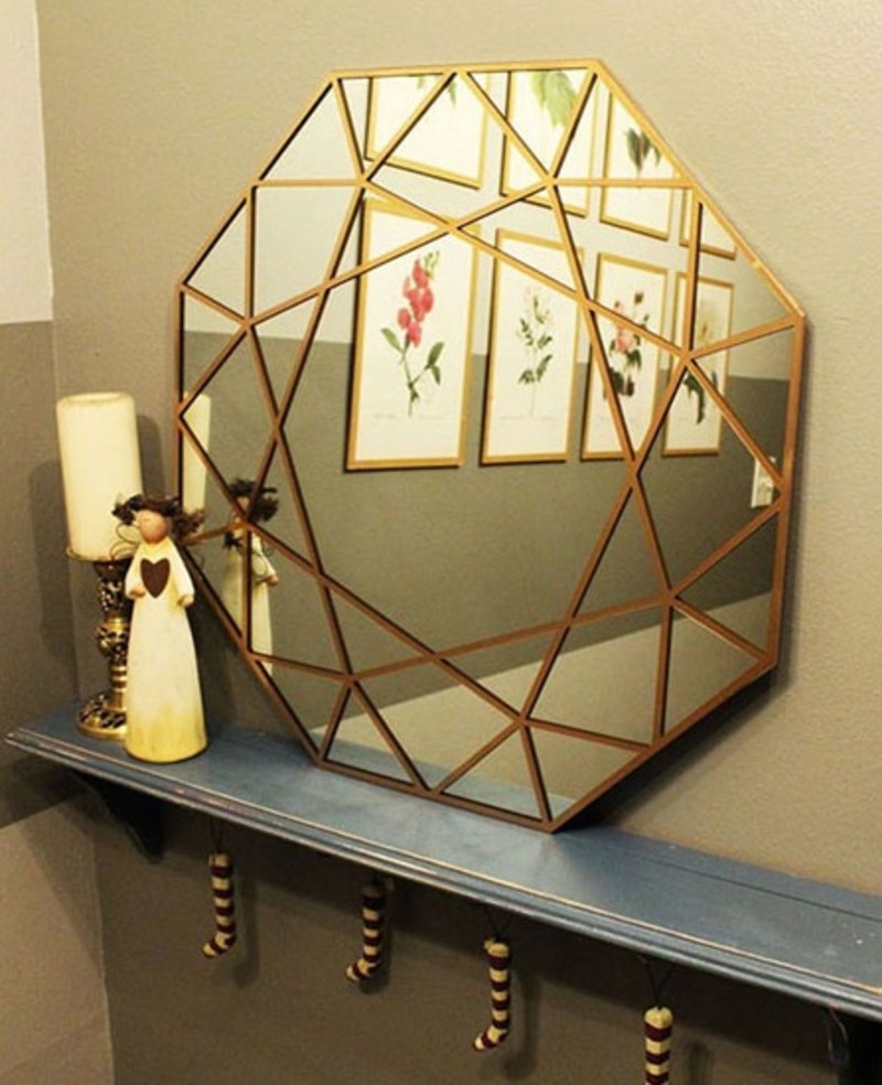 Decorative mirror making